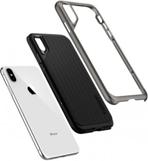 Чохол-накладка Spigen для Apple iPhone Xs Max - Neo Hybrid Jet Black