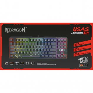 Клавіатура Redragon Usas RGB Black (74674)