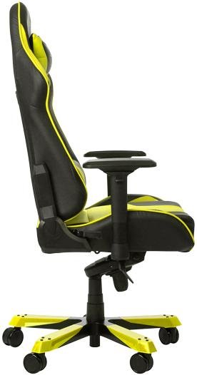 Крісло ігрове DXRacer King OH/KS06/NY PU шкіра, Al основа, Black/Yellow