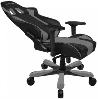 Крісло ігрове DXRACER KING OH/KS06/NG Чорне з Сірими вставками PU шкіра, Al основа