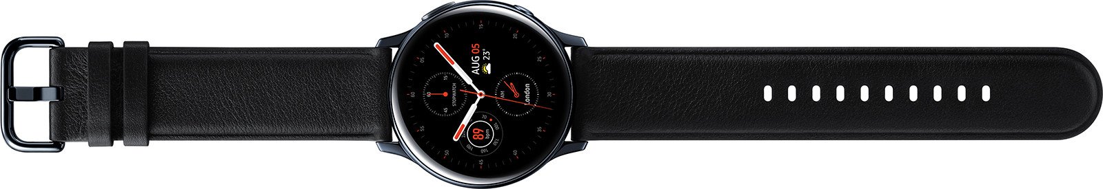 Смарт годинник Samsung Galaxy Watch Active 2 R830 40mm - Stainless steel Black (SM-R830NSKASEK)