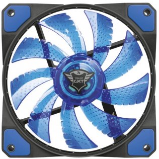 Кулер для корпуса Trust GXT 762B LED 120x120x25mm, 400-1300 об/хв, 21-30 дБ, Black/Blue