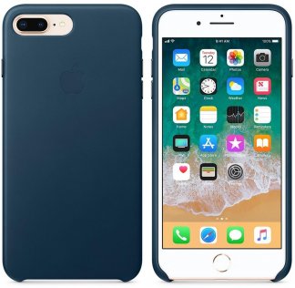 Чохол-накладка Apple для iPhone 7/8 Plus - Leather Case Cosmos Blue