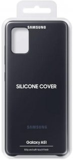 Чохол Samsung for Samsung Galaxy A51 - Silicone Cover Black (EF-PA515TBEGRU)