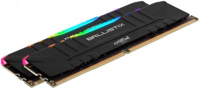 Оперативна пам’ять Crucial Ballistix RGB Black DDR4 2x8GB BL2K8G32C16U4BL