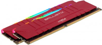 Оперативна пам’ять Micron Ballistix RGB Red DDR4 2x16GB BL2K16G32C16U4RL