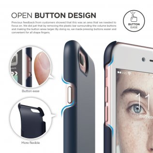 Чохол Elago for Apple iPhone 8 Plus/7 Plus - Slim Fit 2 Case Jean Indigo (ES7PSM2-JIN-RT)