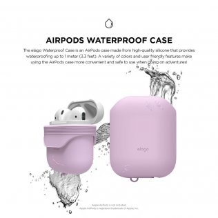 Чохол Elago для Airpods - Waterproof Case Lavender (EAPWF-BA-LV)
