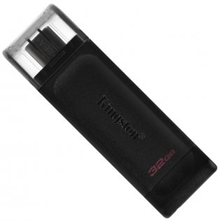  Флешка Type-C Kingston DataTraveler 70 32GB DT70/32GB Black