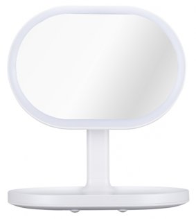 Дзеркало-світильник Momax Q.LED Mirror Changing Lamp with Wireless Charger (QL3EUW)