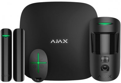 Комплект сигналізації Ajax StarterKit Cam Plus Black (000019876)