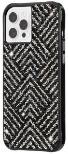 Чохол Case Mate for Apple iPhone 12/12 Pro - Brilliance Herringbone Black/Silver (CM043542-00)