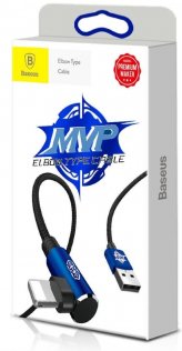 Кабель Baseus MVP Elbow AM / Lightning 1m Blue (CALMVP-03)