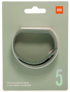 Ремінець Xiaomi Mi Band 5 - Silicon Mint Green Original