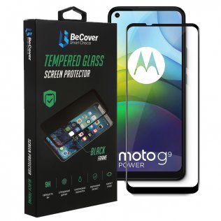 Захисне скло BeCover for Motorola Moto G9 Power - Black (706085)
