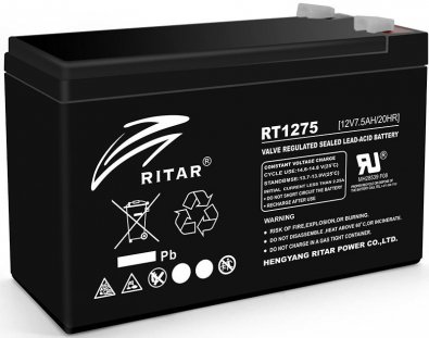 Батарея для ПБЖ Ritar RT1275 (RT1275B)