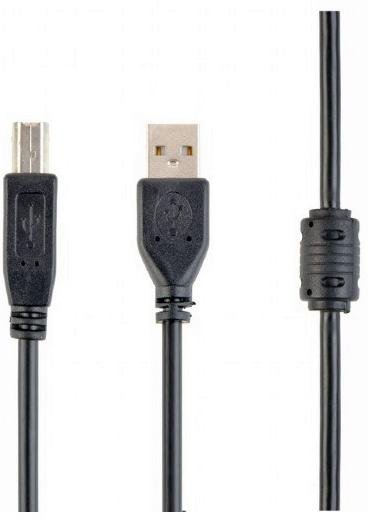 Кабель Cablexpert AM / BM 3m Black (CCFB-USB2-AMBM-3M)