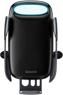 Кріплення для мобільного телефону Baseus Milky Way Electric Bracket Wireless Charging Black (WXHW02-01)