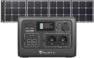 Зарядна станція Bluetti PowerOak EB55 537Wh, 150000mAh, 700W (PB930340)