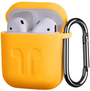 Чохол 2E for Apple Airpods - Pure Color Silicone Imprint (1.5mm) Yellow