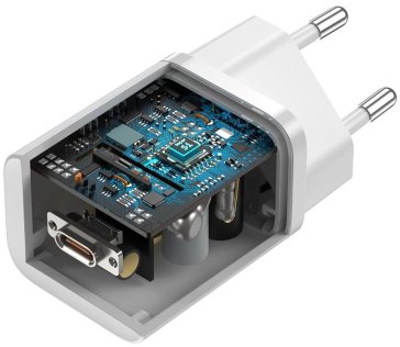 Зарядний пристрій Baseus Super Si Quick Charger 25W White (CCSP020102)