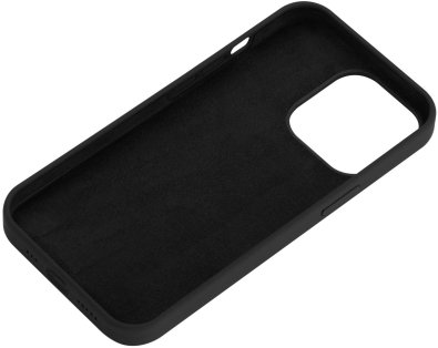 Чохол 2E for Apple iPhone 13 Pro - Basic Liquid Silicone Black (2E-IPH-13PR-OCLS-BK)