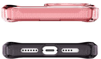 Чохол iTSkins for iPhone 14 Pro SUPREME R PRISM with MagSafe light pink and grey (AP4X-SUPMA-LPGR)