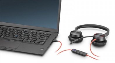 Гарнітура Plantronics 8225-M USB-A ANC Black (214408-01)
