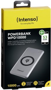 Батарея універсальна Intenso WPD10000 10000mAh Silver (7343531)