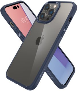 Чохол Spigen for Apple iPhone 14 Pro - Ultra Hybrid Navy Blue (ACS04962)