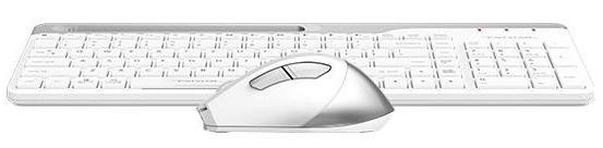 Комплект клавіатура+миша A4tech FB2535C Icy White