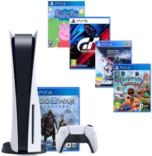 Ігрова приставка Sony PlayStation 5 GoW Ragnarok 4 games bundle 3