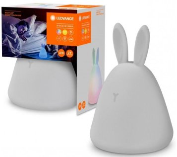 Нічник Osram Ledvance Nightlux Touch LED 2.5W Rabbit micro-USB RGBW (4058075602113)