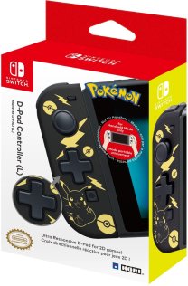 Геймпад Hori D-Pad Pikachu Nintendo Switch Black/Gold (810050910095)