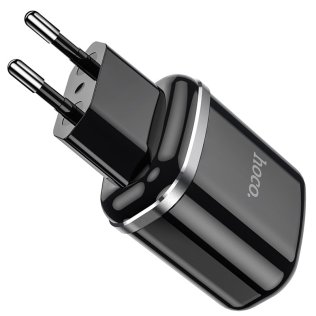Зарядний пристрій Hoco N4 Aspiring Black with Type-C 1m (30775_Black)