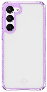 Чохол iTSkins for Samsung S23 - HYBRID R CLEAR Light Purple and Transparent (SGJOHBMKC-LPTR)