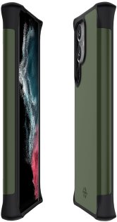 Чохол iTSkins for Samsung S23 Ultra - HYBRID R DRIVE Olive Green (SGCR-HBDUOKAKI)