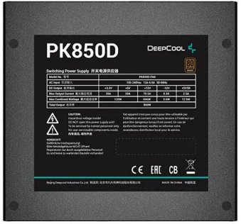 Блок живлення Deepcool 850W PK850D (R-PK850D-FA0B-EU)