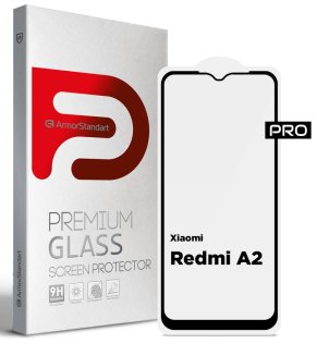 Захисне скло ArmorStandart for Xiaomi Redmi A2/A2 Plus - Pro Black (ARM66569)