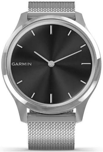 Смарт годинник Garmin Vivomove Luxe Silver Stainless Steel Case with Silver Milanese Band (010-02241-23)
