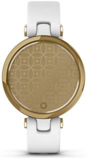  Смарт годинник Garmin Lily Light Gold Bezel with White Case and Italian Leather Band (010-02384-B3)