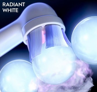 Насадка для зубної щітки Braun Oral-B iO Radiant White RB 4pcs (Radiant White 4)