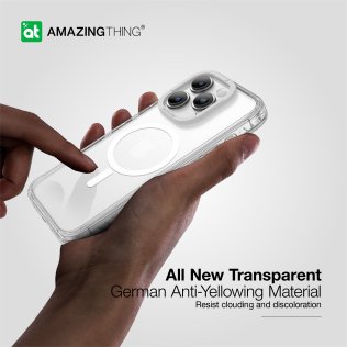 Чохол AMAZINGthing for iPhone 15 Pro Titan Pro Case MagSafe Clear (IP156.1PTMCL)