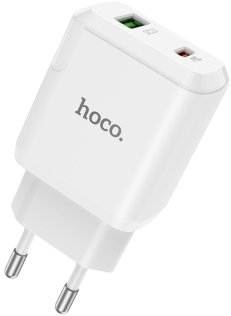 Зарядний пристрій Hoco N5 Favor 20W White (6931474738905)