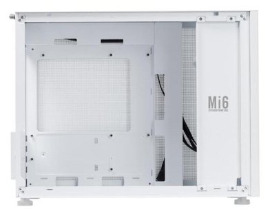  Корпус 1stPlayer Mi6-1F2-W-WH White with mesh side panel