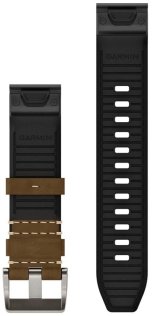 Ремінець Garmin for MARQ Gen 2 - 22mm QuickFit Hybrid Leather Strap Tundra/Black (010-13225-07)