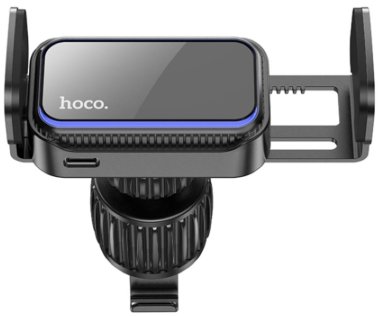 Кріплення для мобільного телефону Hoco CA201 smart electric car holder Black (6931474768803)