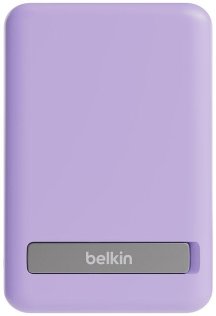 Батарея універсальна Belkin BoostCharge Magnetic Wireless 5000mAh 10W/7.5W Lavander Purple (BPD004qcPU)
