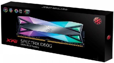 Оперативна пам’ять A-Data XPG Spectrix D60G RGB Black DDR4 1x8GB (AX4U36008G18I-ST60)