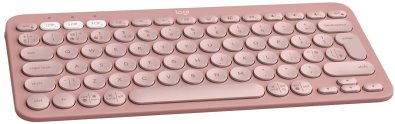 Клавіатура компактна Logitech Pebble Keys 2 K380s US International Tonal Rose (920-011853)